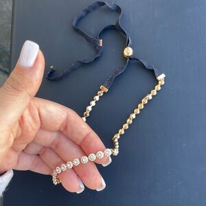 Swarovski headband and/or choker elastic